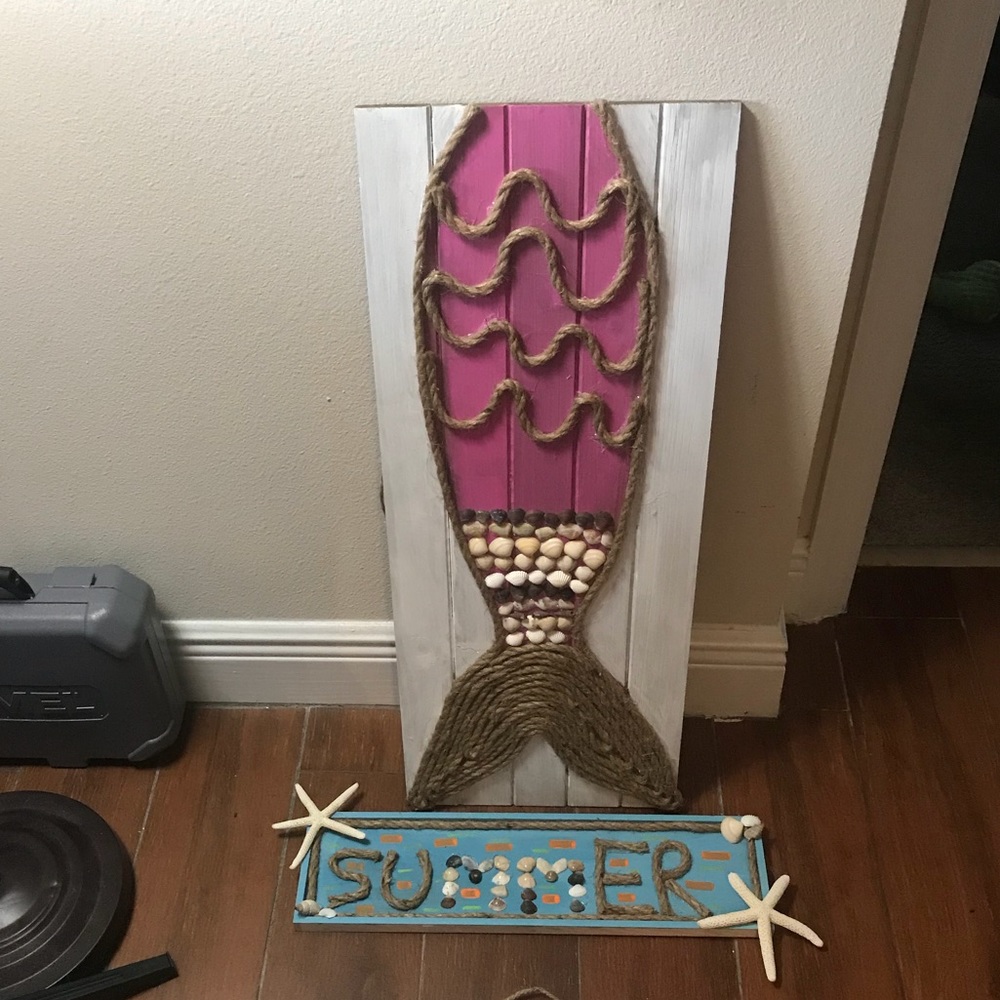 Handmade mermaid tail!